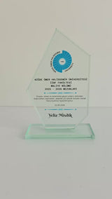 Zirve Prizma Kesimli Kristal Plaket – Model 207