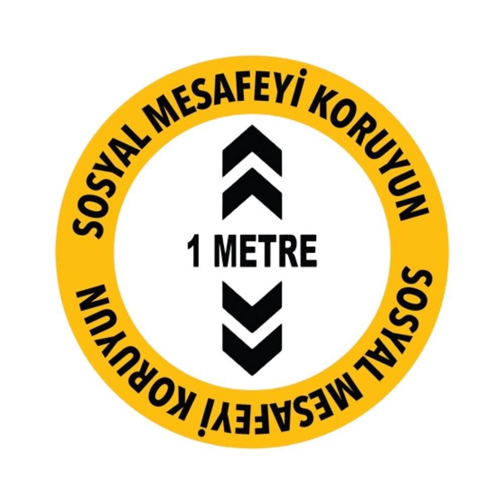 Sosyal Mesafeyi Koruyun Levhası