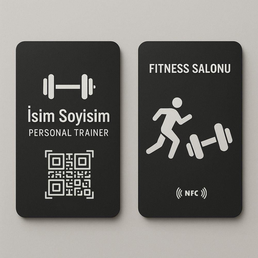Spor Eğitmenlerine Özel NFC Kartvizit Tasarımı