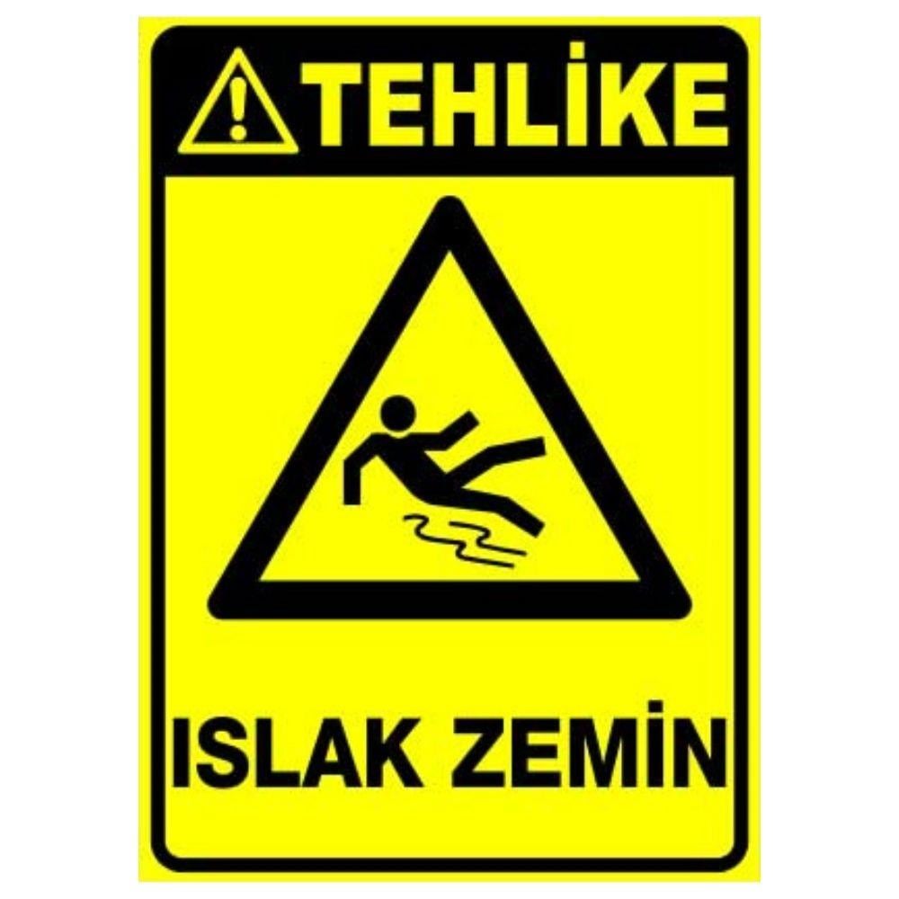 Tehlike Uyarı Levhası Islak Zemin