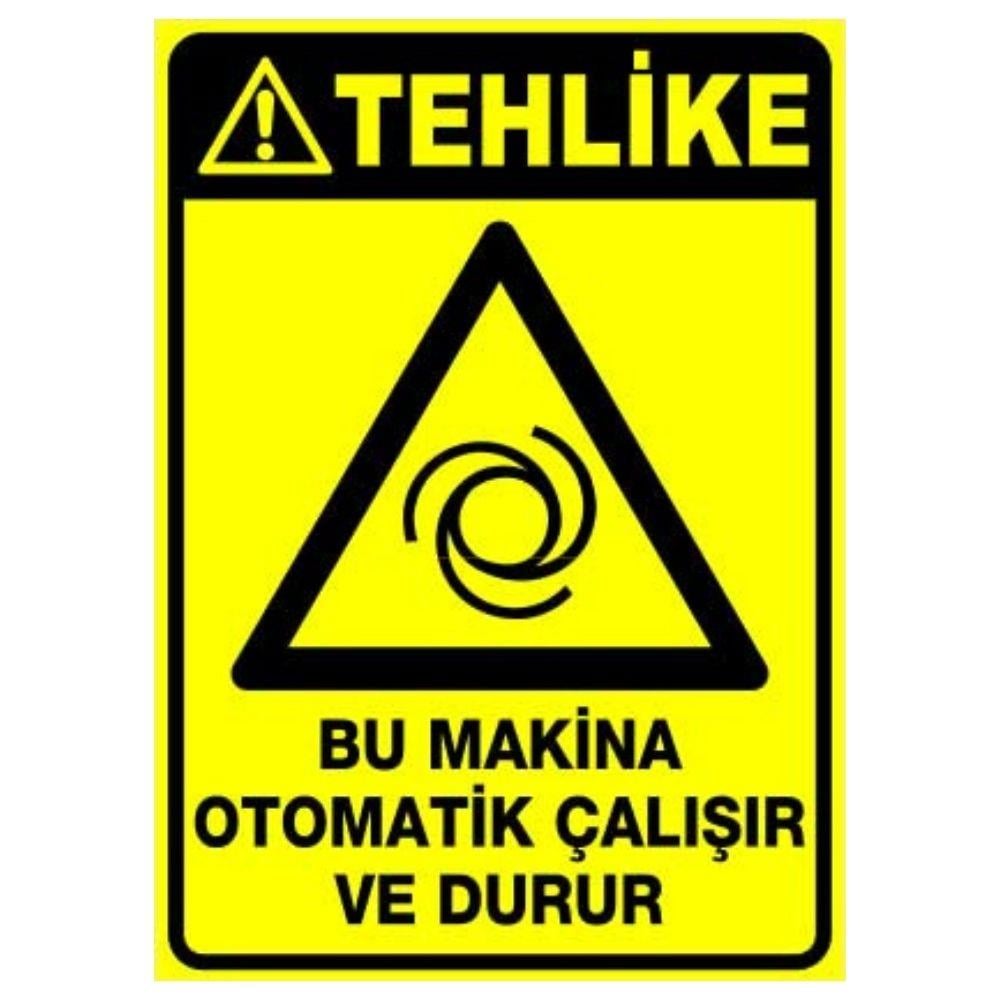 Tehlike Uyarı Levhası Otomatik Çalışır ve Durur