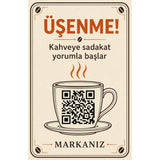 Google Yorum Kartı – Kahveye Sadakat | NFC Seçenekli