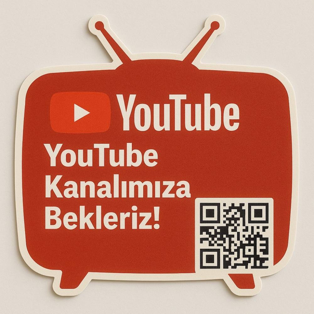 Youtube Kanalımıza Bekleriz! - QR Takip Kartı